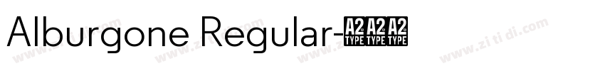 Alburgone Regular字体转换